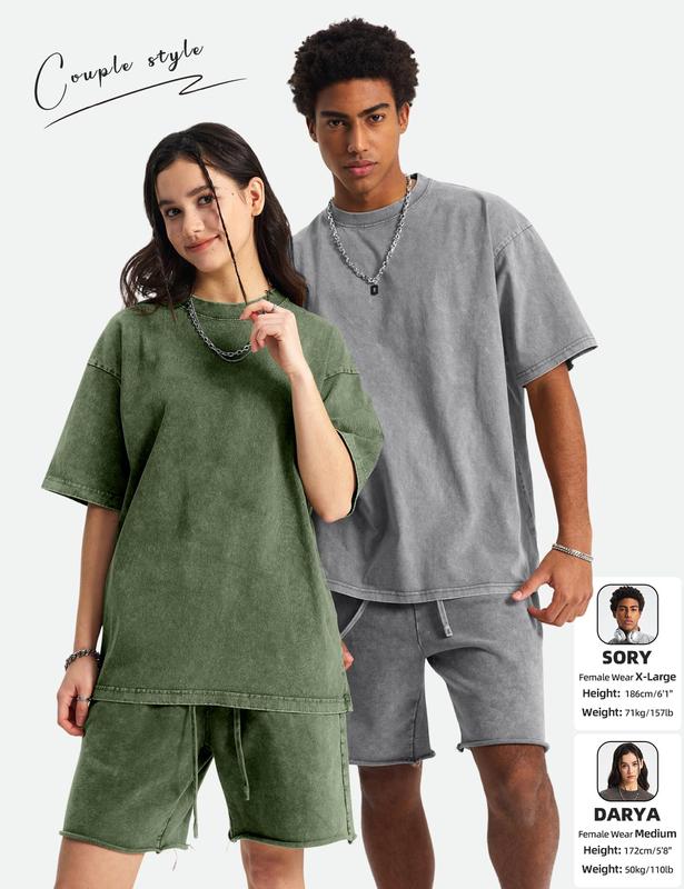 5-Pack Unisex Oversized Vintage Tees