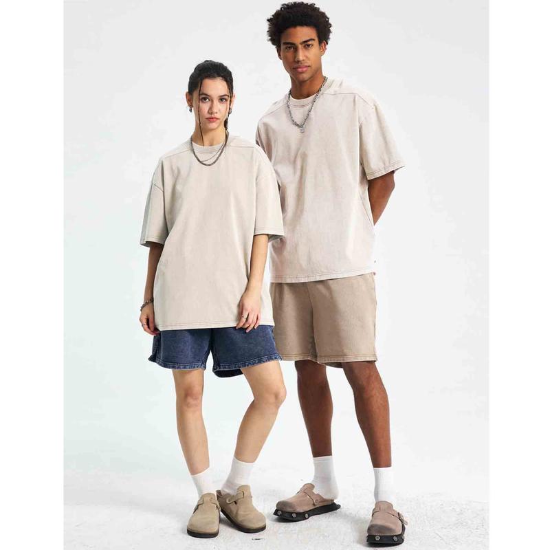 5-Pack Unisex Oversized Vintage Tees